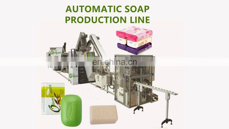 Factory Shanghai Genyond Industrial laundry & toilet bar soap making equipment plodder stamping machine plant production line