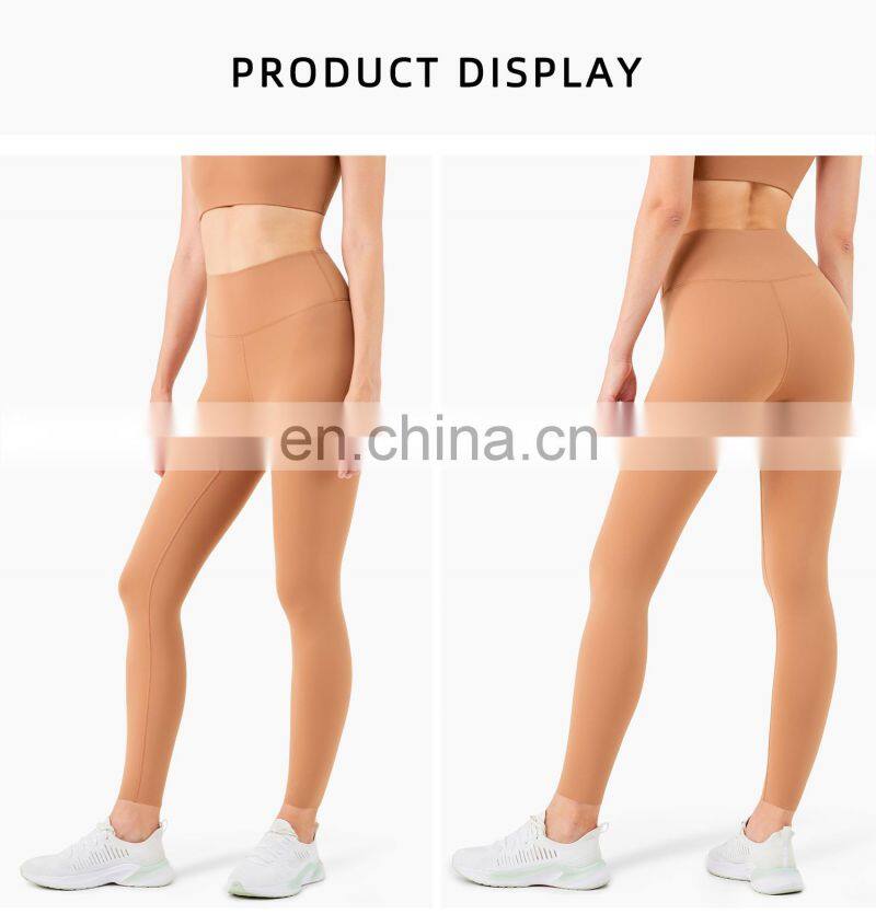 New Design Cloud Feeling Workout Yoga Pants Leggings With Custom Logo Gym Women