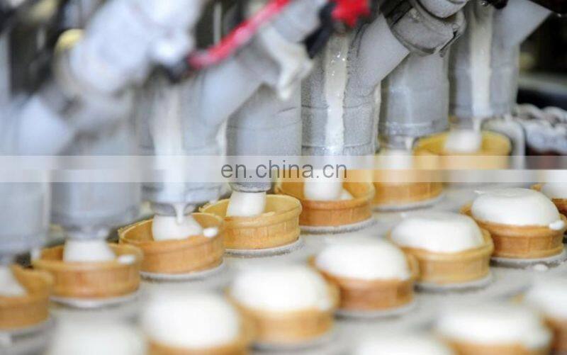 High Quality Wholesale Cheap cone ice cream making filling machine complete ice cream production line of Bottom Price