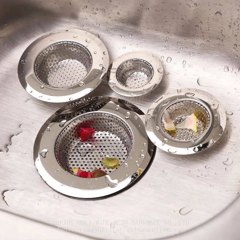 Stainless-Steel-Kitchen-Sink-Strainer-Mesh-Drain-Filter-Strainer-Basket-Strainer