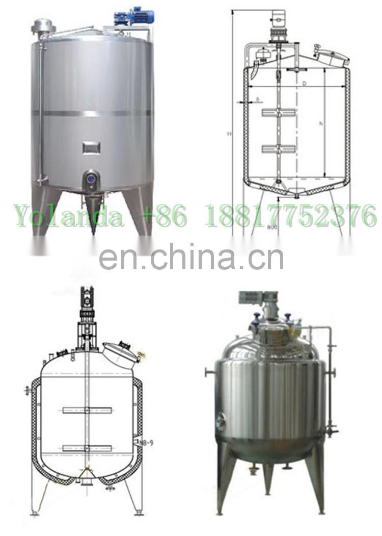 electric heating stainless steel juice buffer tank