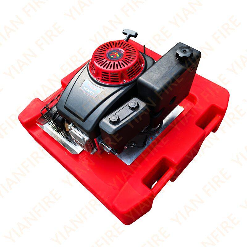 Red 15hp portable fire pump