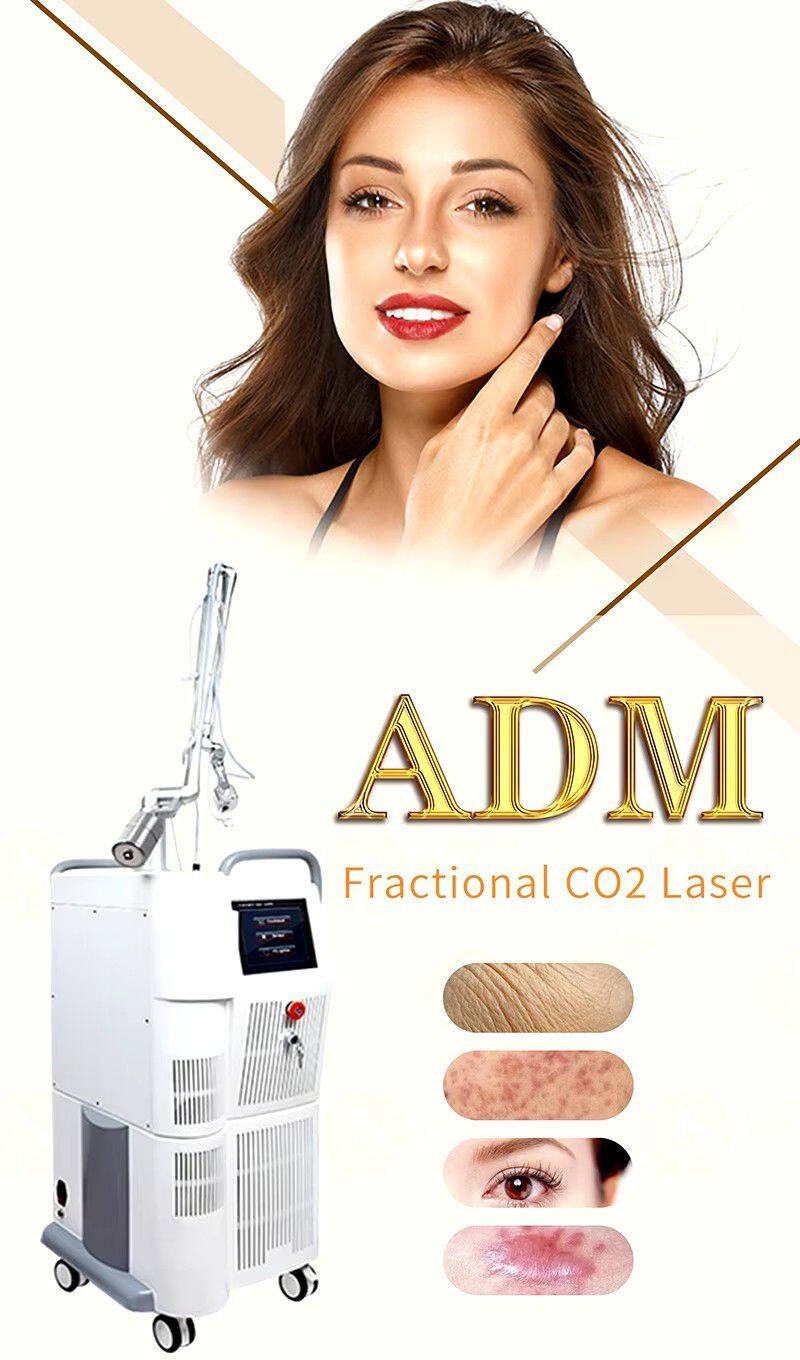 ADM Top Quality CE Approved Vaginal Tightening Fractional Co2 Laser Acne Scar Removal Skin Resurfacing CO2 Laser Machine