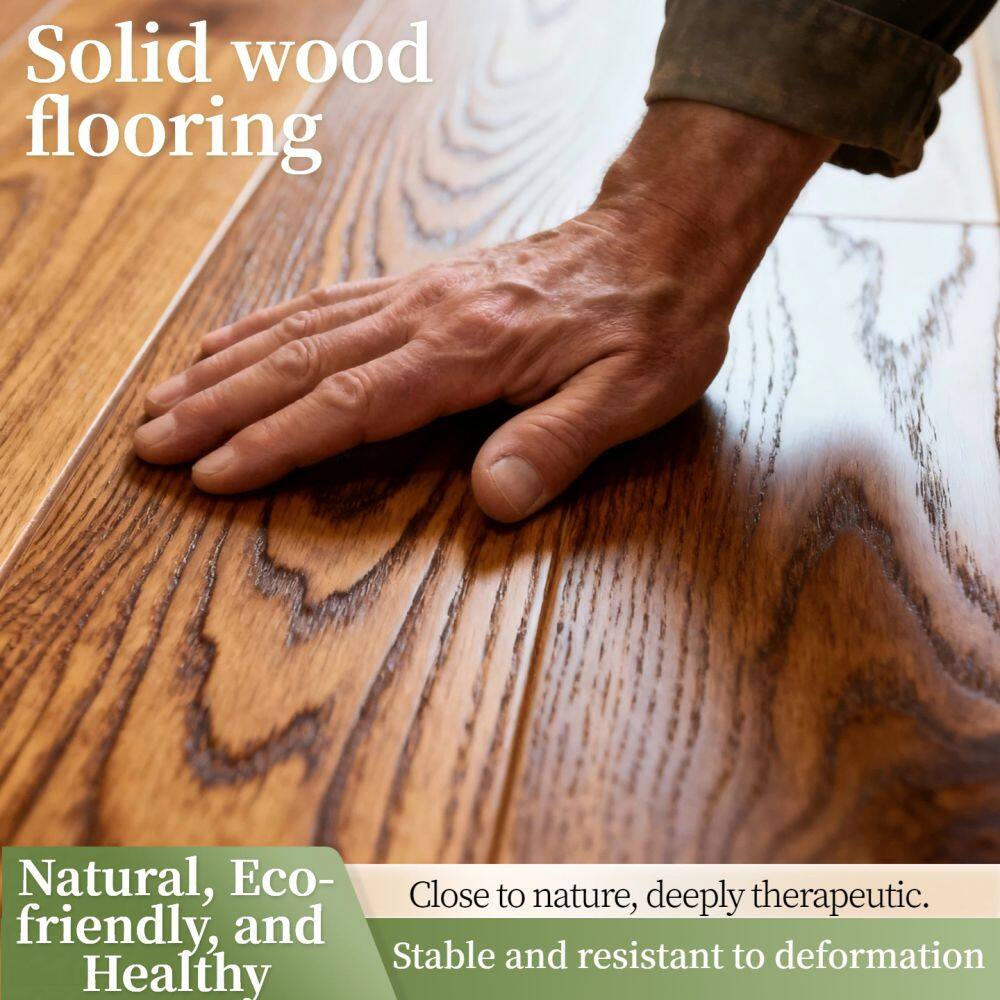 Luxury wood grain flooring, modern minimalist style laminate flooring