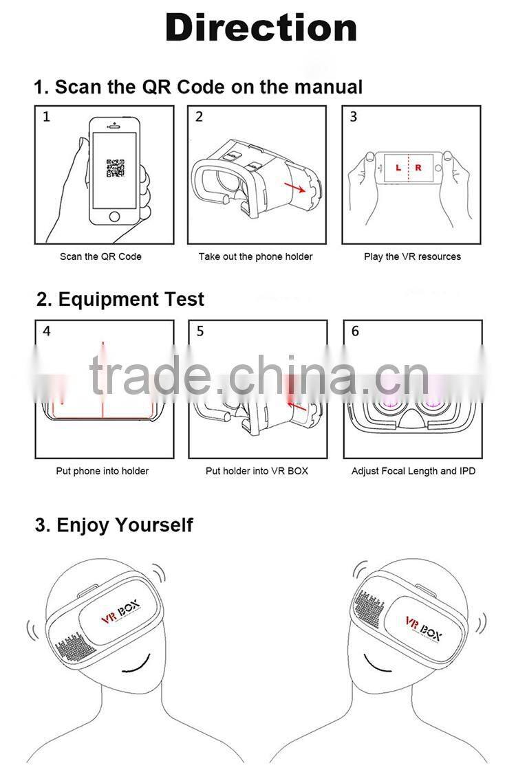 movies porn passive 3d glasses VR BOX 2.0V 3d glasses real virtual of  Virtual Reality 3D Glasses from China Suppliers - 125483655