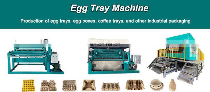 Fully automatic egg tray machine egg dish carton production line equipment egg tray making machine