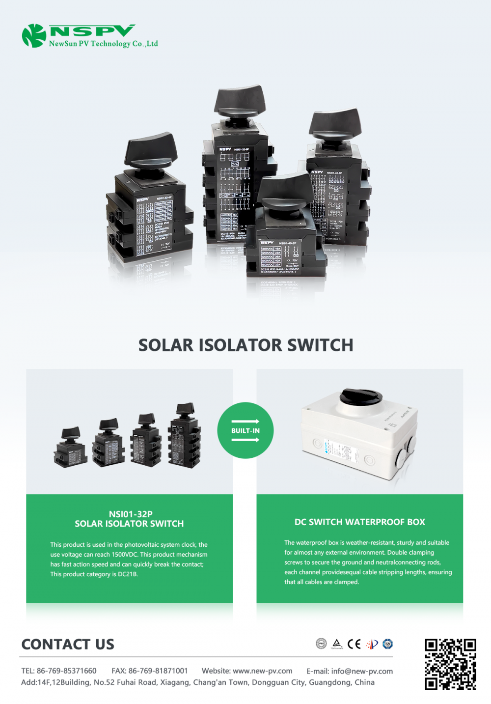 Isolator Switch parameter