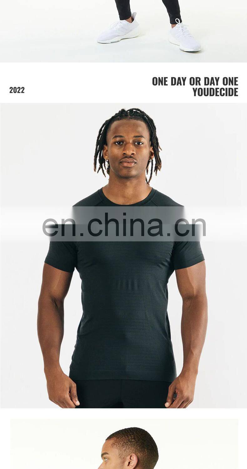 Wholesale Mens Gym Oversized Short Sleeve Tshirts Sports Muscle Active Fitness Wears