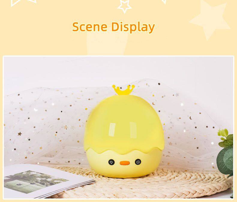 Crown Duck Projection Light LED Dazzling Music Atmosphere Light Romantic USB Rotary Remote Control Starry Night Light