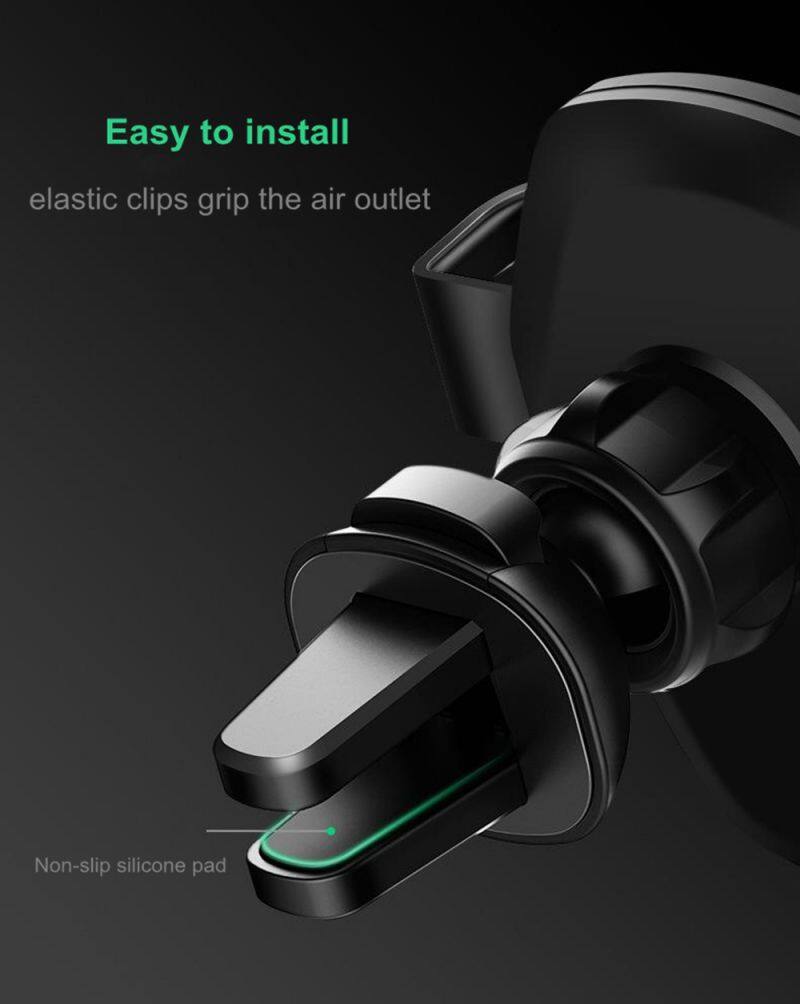 Hot Sale Wireless Car Charger Mount with Phone Holder for cellphone in Car Fast Charging Flexible Compatible iPhone Android