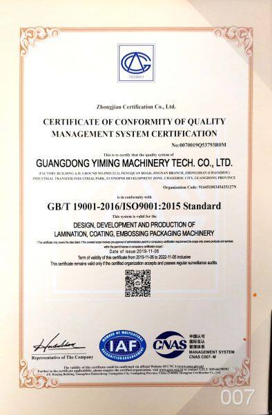 CONFORMITY OF QUALITY MANAGEMENT SYSTEM CERTIFICAT