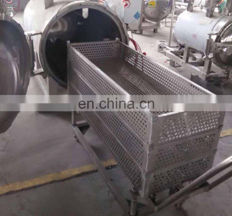 semi auto type Pouch food small retort sterilization machines