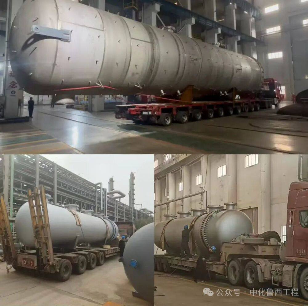 12 sets key equipment including tower, heat exchanger ,reactor, storage tank delivered smoothly