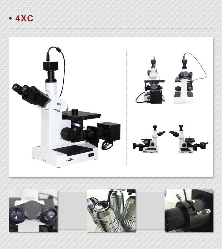 4XC Metallographic Trinocular Microscope/Inverted Metallographic Microscope/digital Metallurgical Microscope