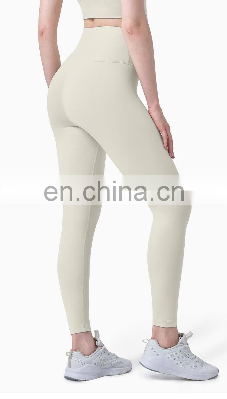 2021 ECO Girls Fitness Sport Leggings Tights Pants Custom Logo Push Up Yoga Pants With Pocket