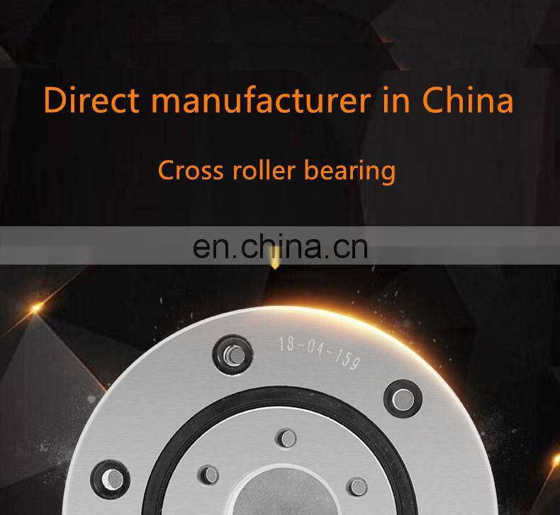 Railway Cranes XRU Series Mounting Holes   High Rigidity Crossed Roller Bearings XRU1008 precision Slewing Bearing