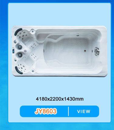 2023 Hot Selling 5.7M Swim SPA Above Ground Swimming Pool Outdoor with 4 Seating