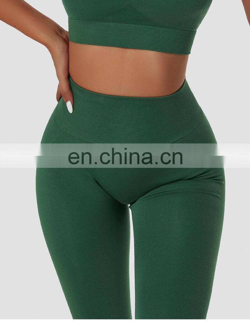Women Seamless Scrunch Butt Yoga Leggings Oem High Waisted Booty Gym Sports Pants