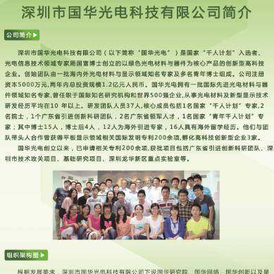 Shenzhen Guohua Optoelectronics Technology Co., Ltd. company overview - view 1