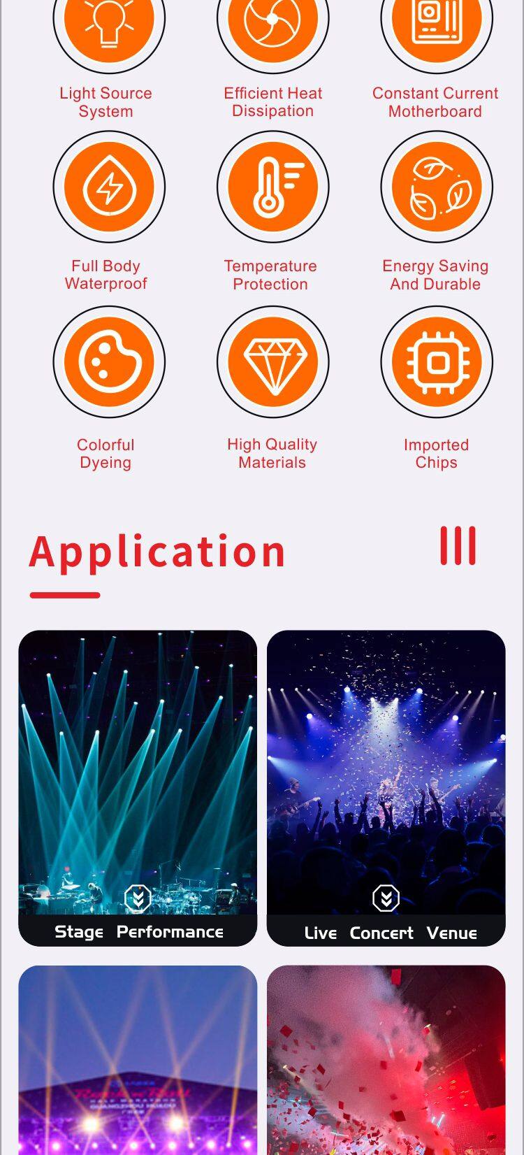 L24 IP High Quality 24pcs 250W 4in1 Waterproof Par LED Lighting Flat Music Bar Lights For Stage Decor And Discos