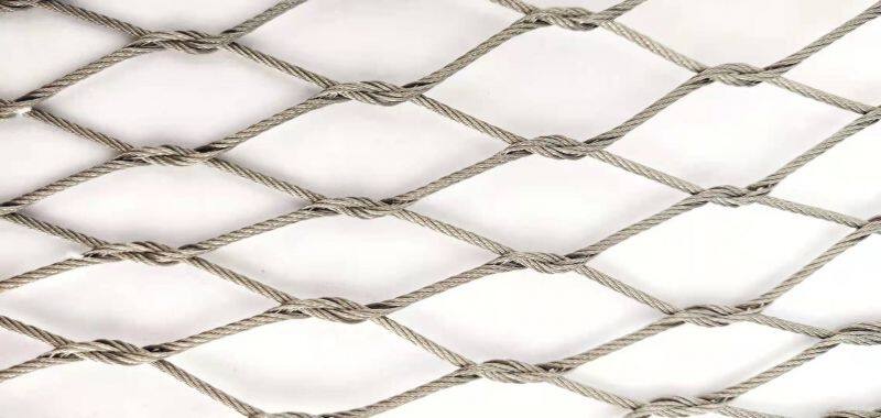 7x7 7x19 Stainless Steel Wire Rope Mesh Net Woven Plain Weave for Cage Fence Customized Customizable Longen Durable,long-lived