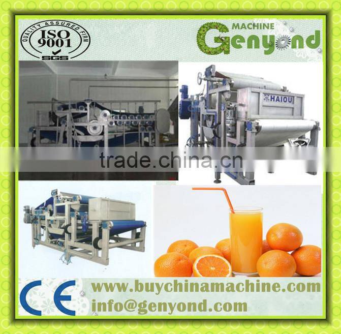 Small Efficient vertical automatic laboratory belt filter press with advanced design