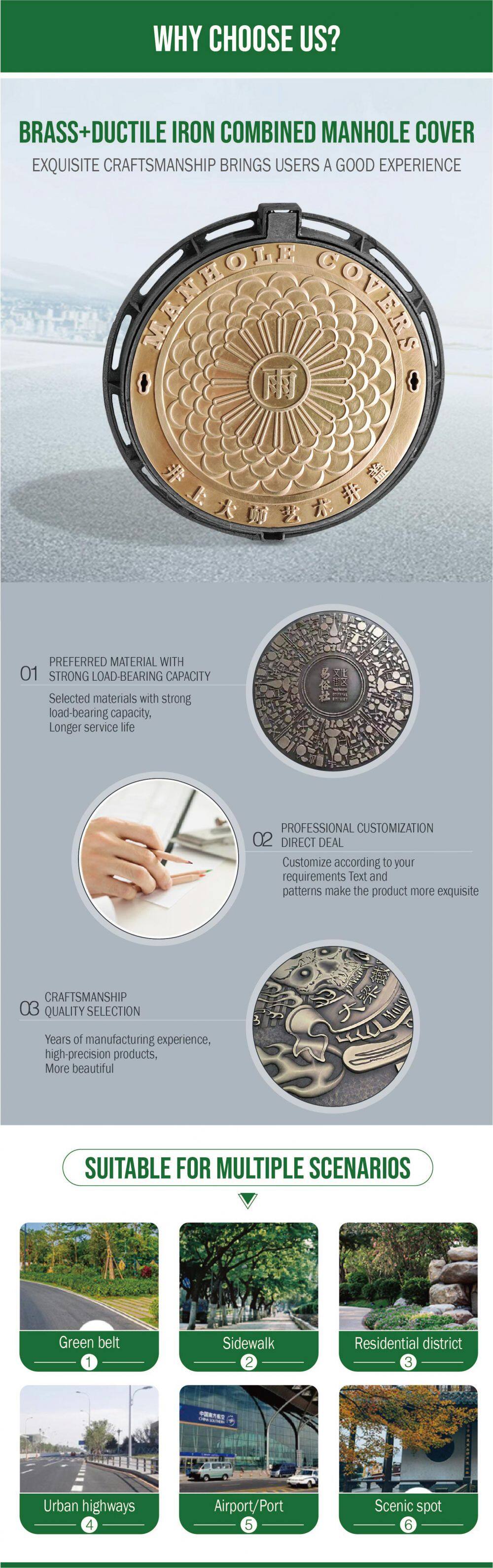 artistic copper manhole cover,-02