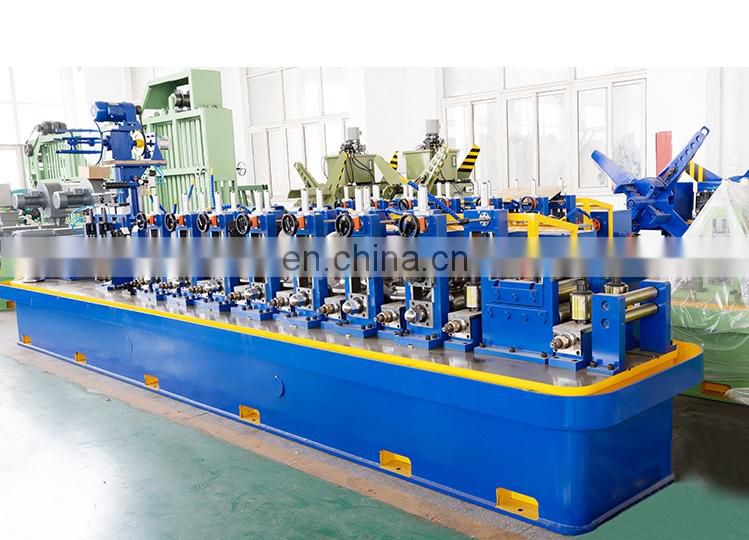 Nanyang good quality practical steel pipe welding mill automatic erw tube mill pipe making machine