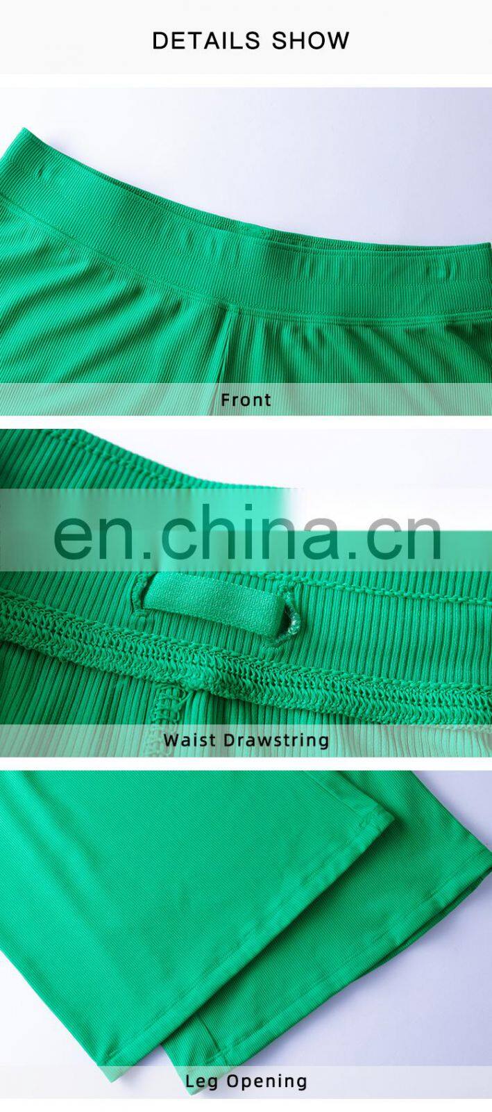 Newly Adjustable High Waisted Yoga Pants With Pocket Recyclable Jogging Sweatpants