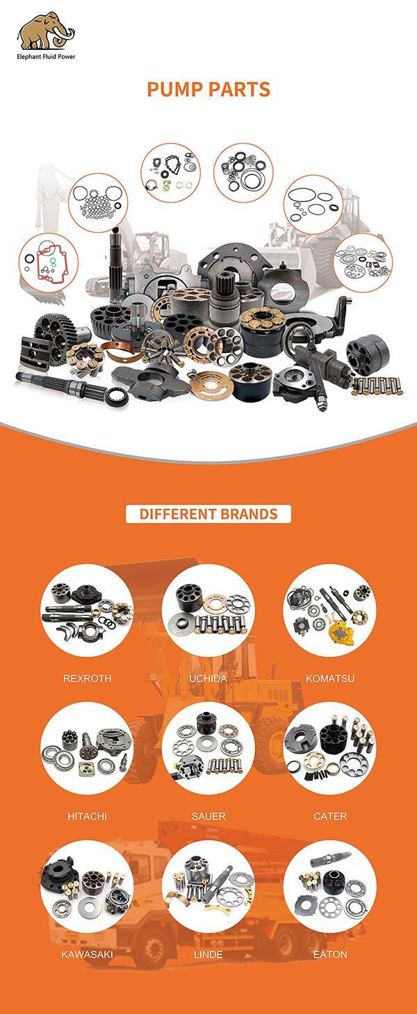 Hydraulic Pump Replenishment Pump Pilot Gear Pump K3V112 SK135 (three Oil Ports)