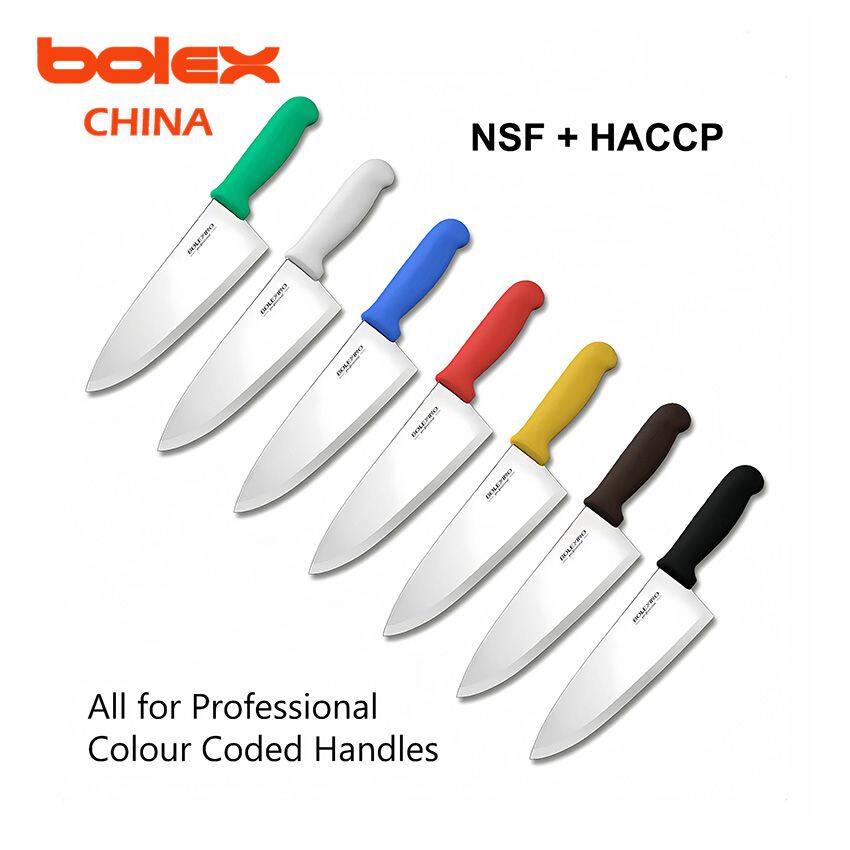 彩色柄厨师刀磨刀commercial kitchen knives cook chef knife .jpg