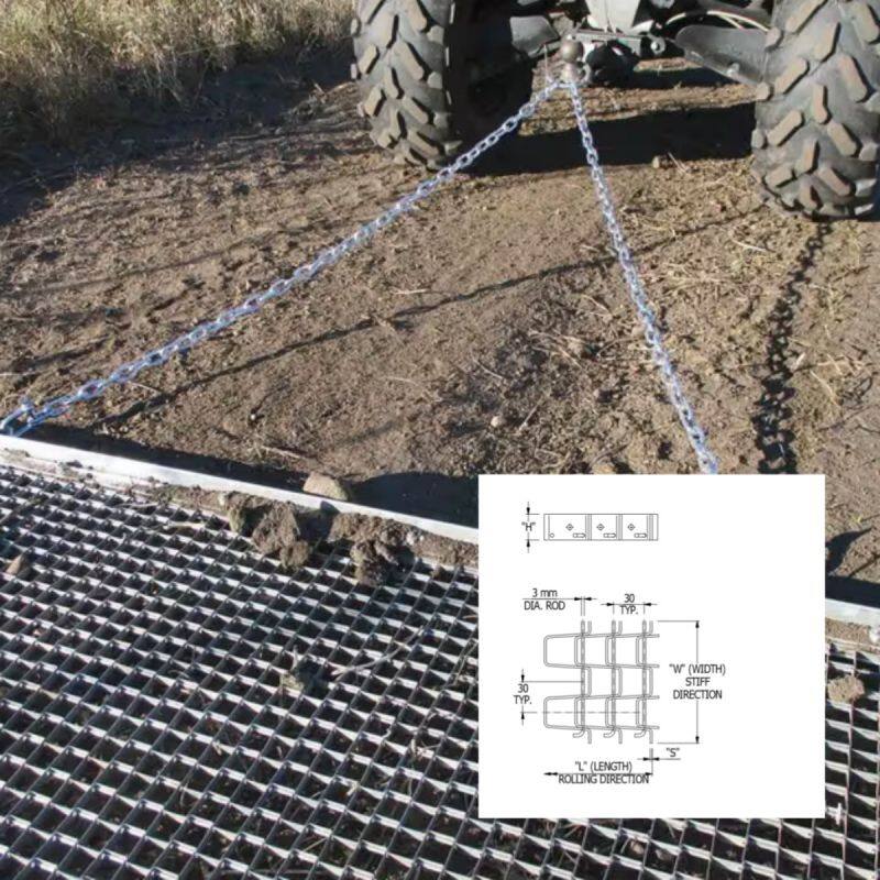 Stainless Drag Mat with Heavy Duty and Standard Duty