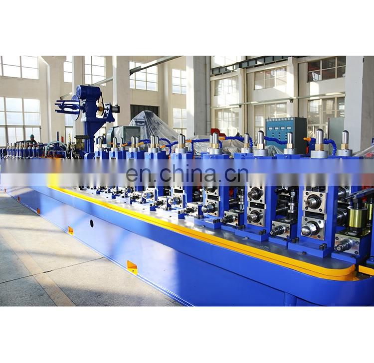 Professional manufacturer carbon steel erw tube mill line pipe making machine for tower crane