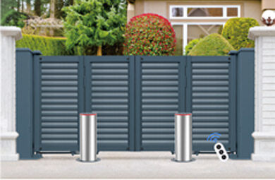 Bollards linked to patio gates to meet the needs of more families with car security
