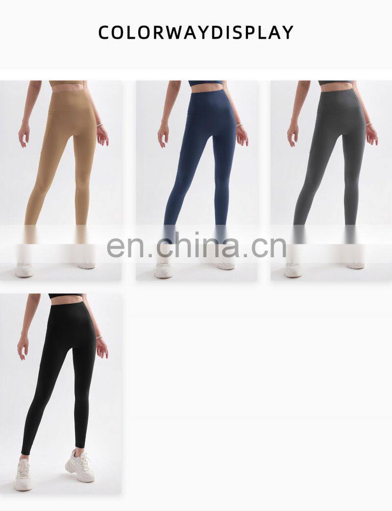 Custom Winter Fleece High Waist Yoga Leggings Tummy Control Gym Fitness Sports Pants