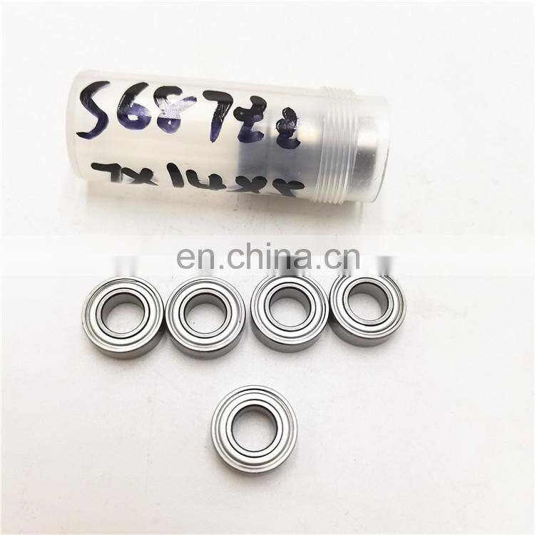 7*14*5mm Stainless Steel Ball Bearing S687ZZ 687ZZ Bearing