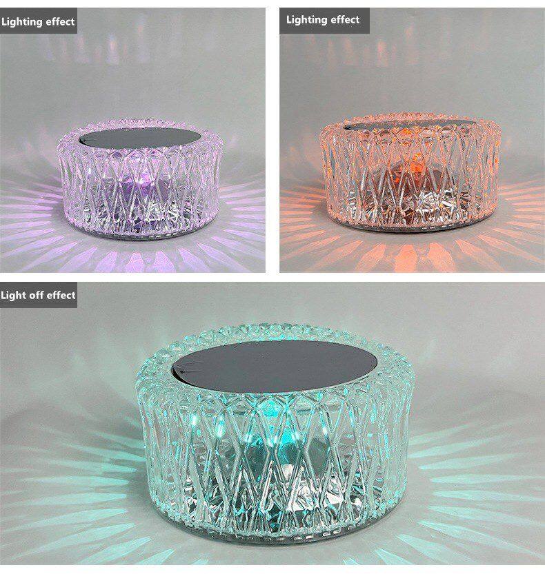 Bird's Nest Crystal Table Lamp Bedroom Atmosphere Light Creative Night Light