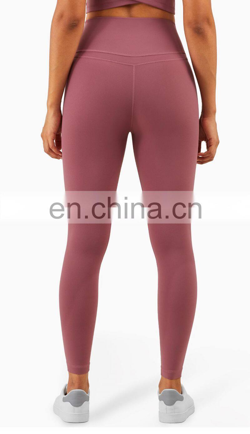 High Waist Yoga Legging Butt Lifting Yoga Pants Sport Leggings With Pocket For Women
