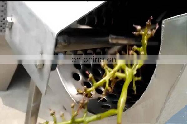Industrial Grape Crushing Equipment Grape Stemming Crushing Stalk Removing unit Grape Stem Separator separation machine
