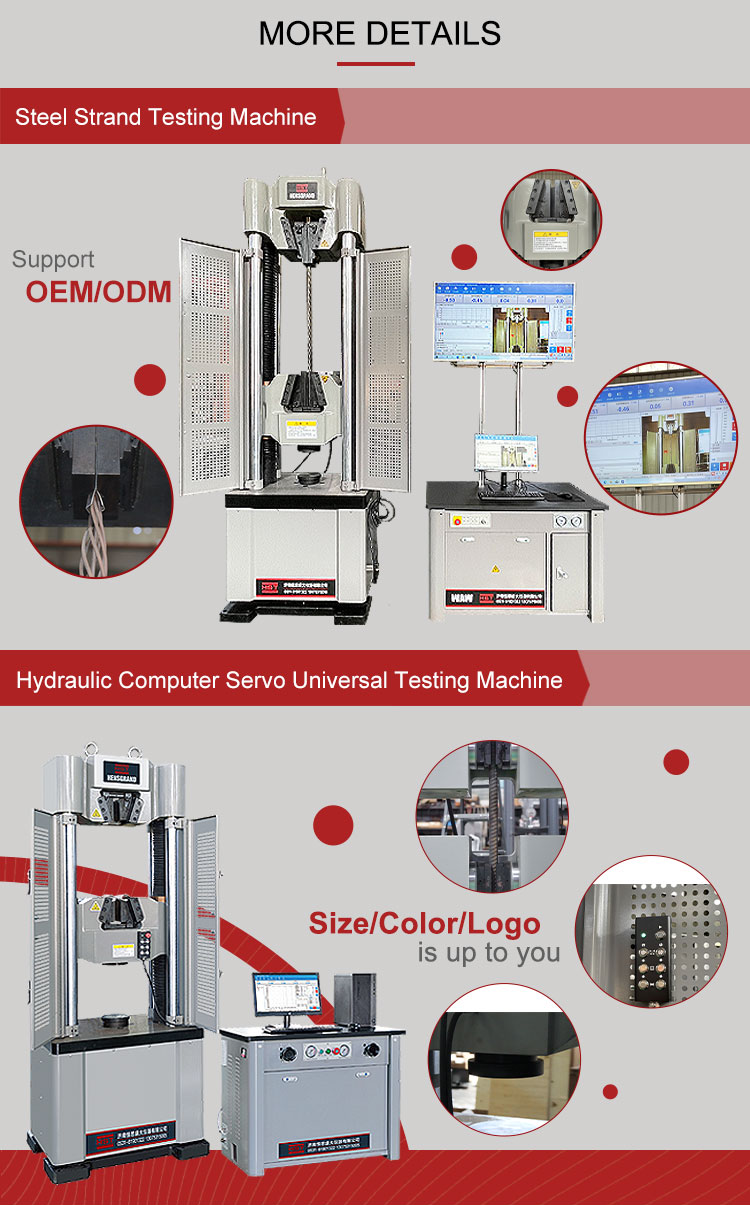 (GOOD)Electro-Hydraulic Servo Universal Material Testing Machine Metals/Plastic/Steel Testing Equipment