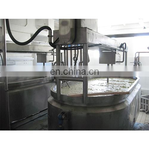 Factory cheese Blending Cooking tank  with Agitator Equipment Dairy Cheddar Dry cheese processing line cheese vat