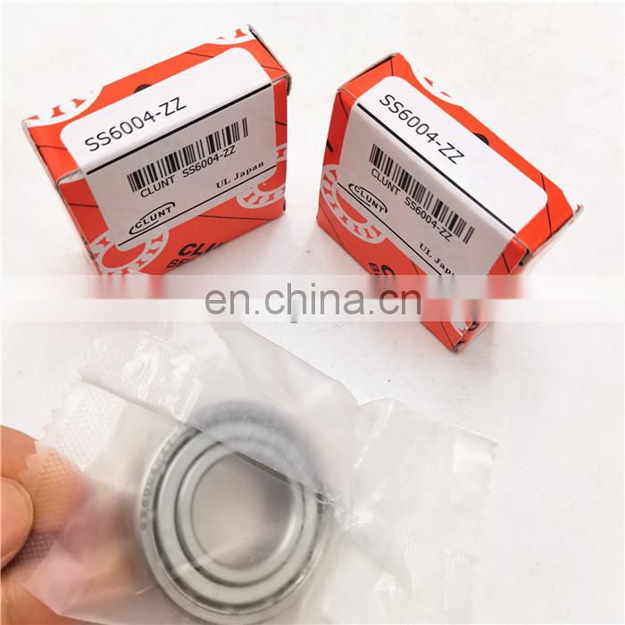 China SS6206 Double Shielded Deep Groove Ball Bearing SS6206 bearing with Stainless Steel SS6206 SS6806 SS6906 SS6006 SS6306