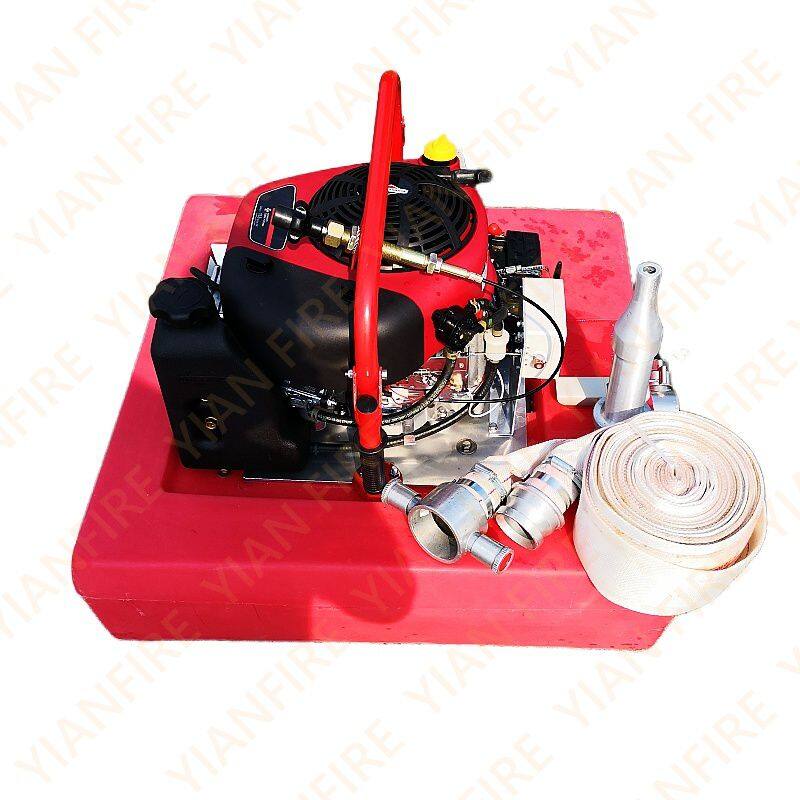 yafirefighting portable floating pump set with American brand engine and John Morris coupling