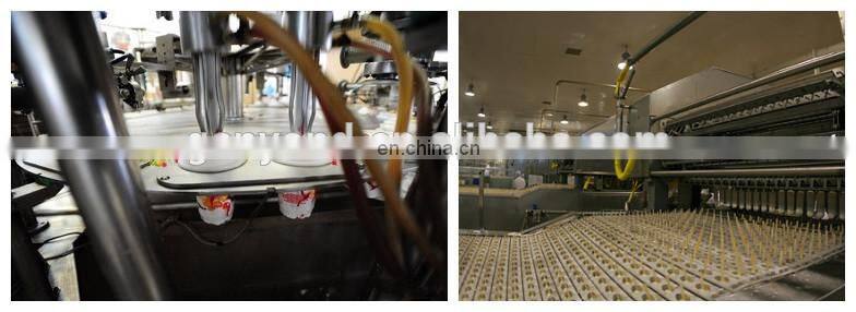 complete automatic cupped ice cream processing line