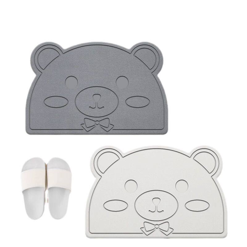 irregular shape diatomite stone bath mat (7)