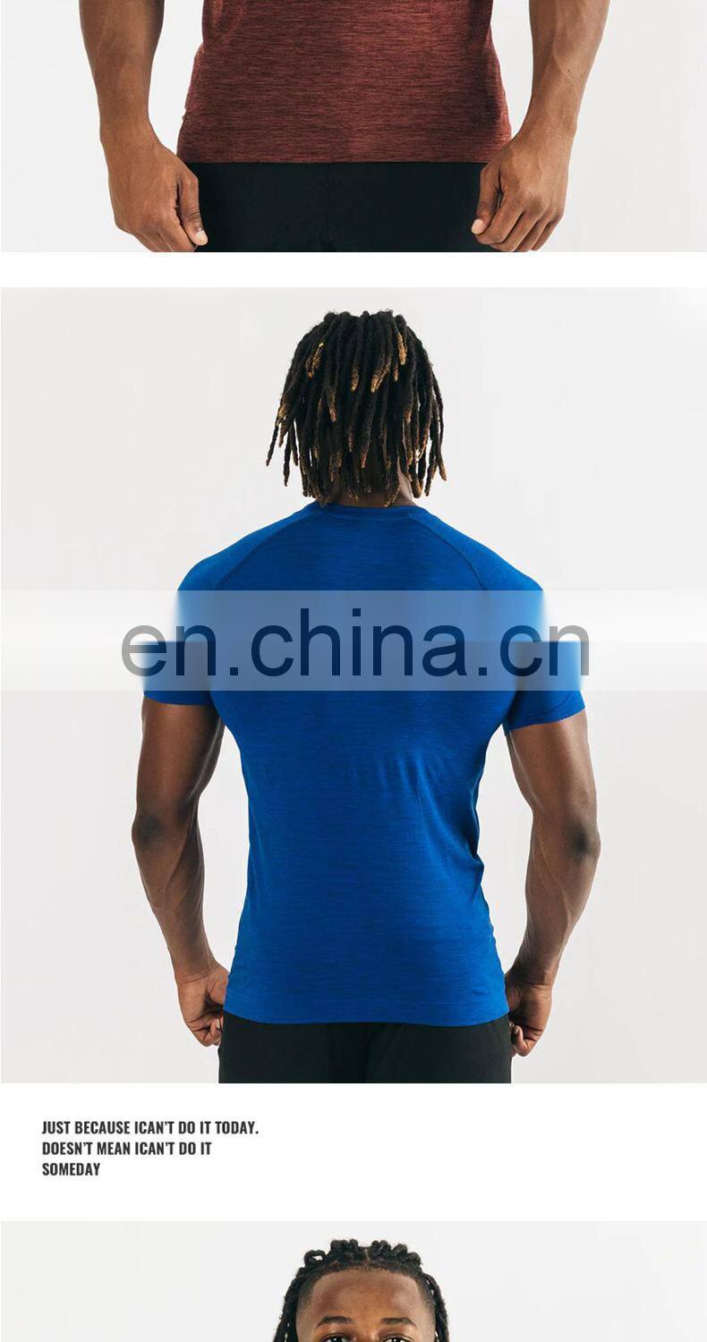 Wholesale Mens Gym Oversized Short Sleeve Tshirts Sports Muscle Active Fitness Wears