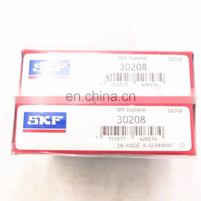 SKF original brand 30208 Size:40*80*19.75mm Tapered roller bearing 30208