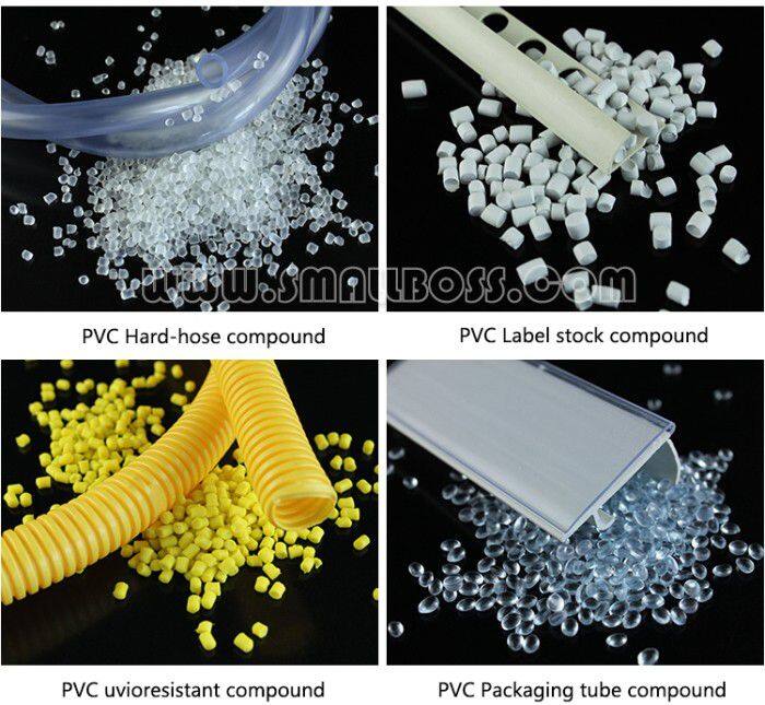 Transparent Rigid PVC Compound Granules for Blowing Candle Holder Bottle Mould