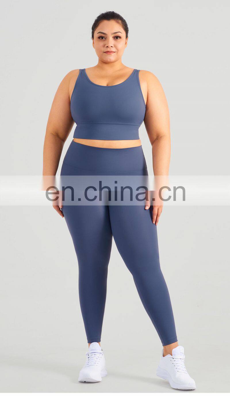 Hot Selling Plus Size Gym Fitness Sets Women Yoga Sexy High Impact Sport Wear