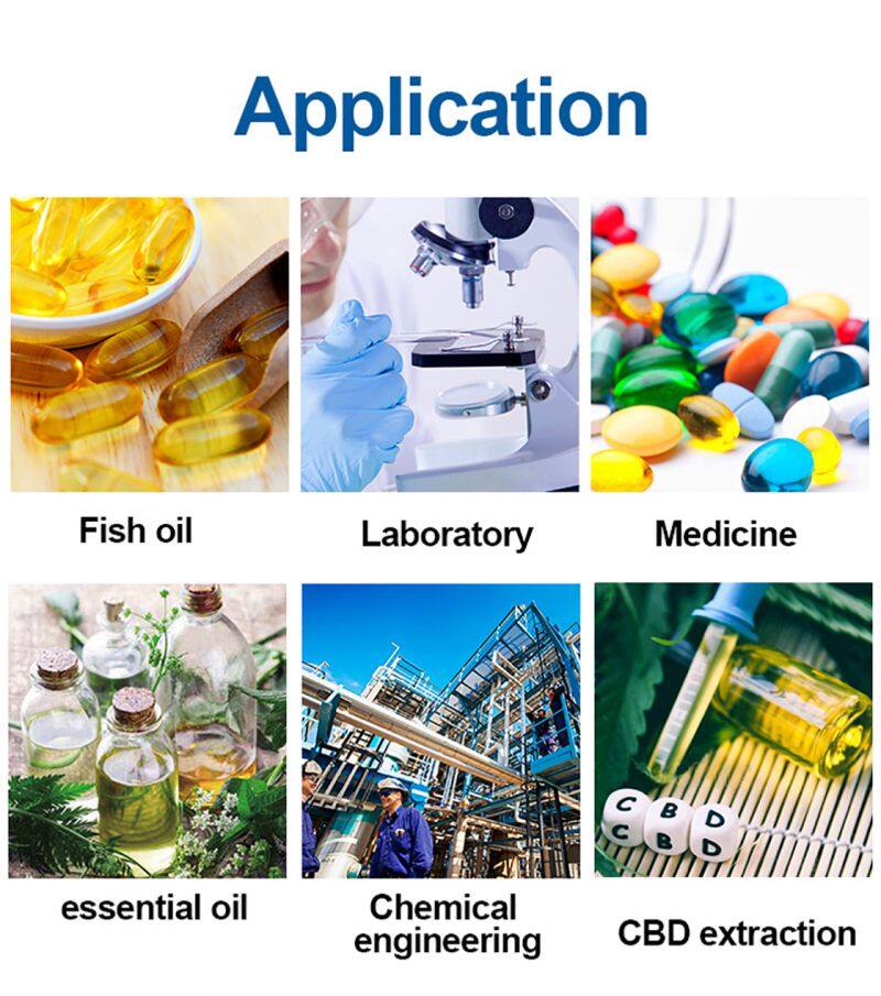China Manufacturer Wholesale Automatic Short Path Hemp Oil Wiped Film Evaporator Molecular Distillation Equipment